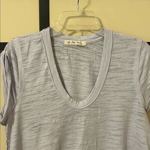 We The Free Soft Blue V-Neck Tee